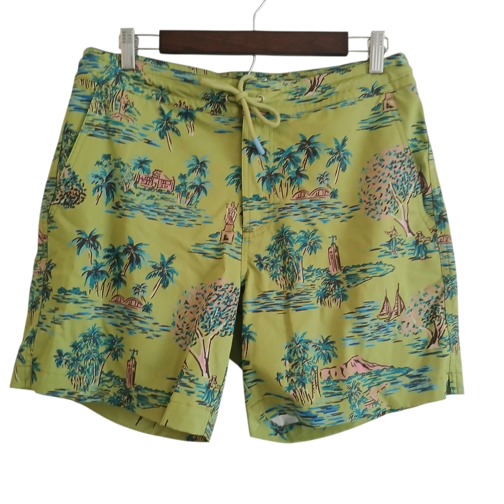 Tori Richard Board Shorts Swim Trunks Men's 32 Tradewind Technology UPF Hawaiian